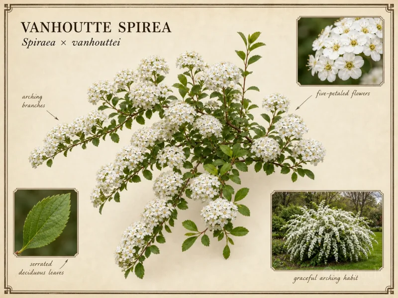 Vanhoutte Spirea (Spiraea × vanhouttei)