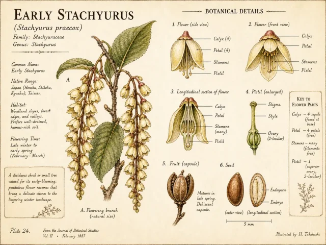 Early Stachyurus (Stachyurus praecox)