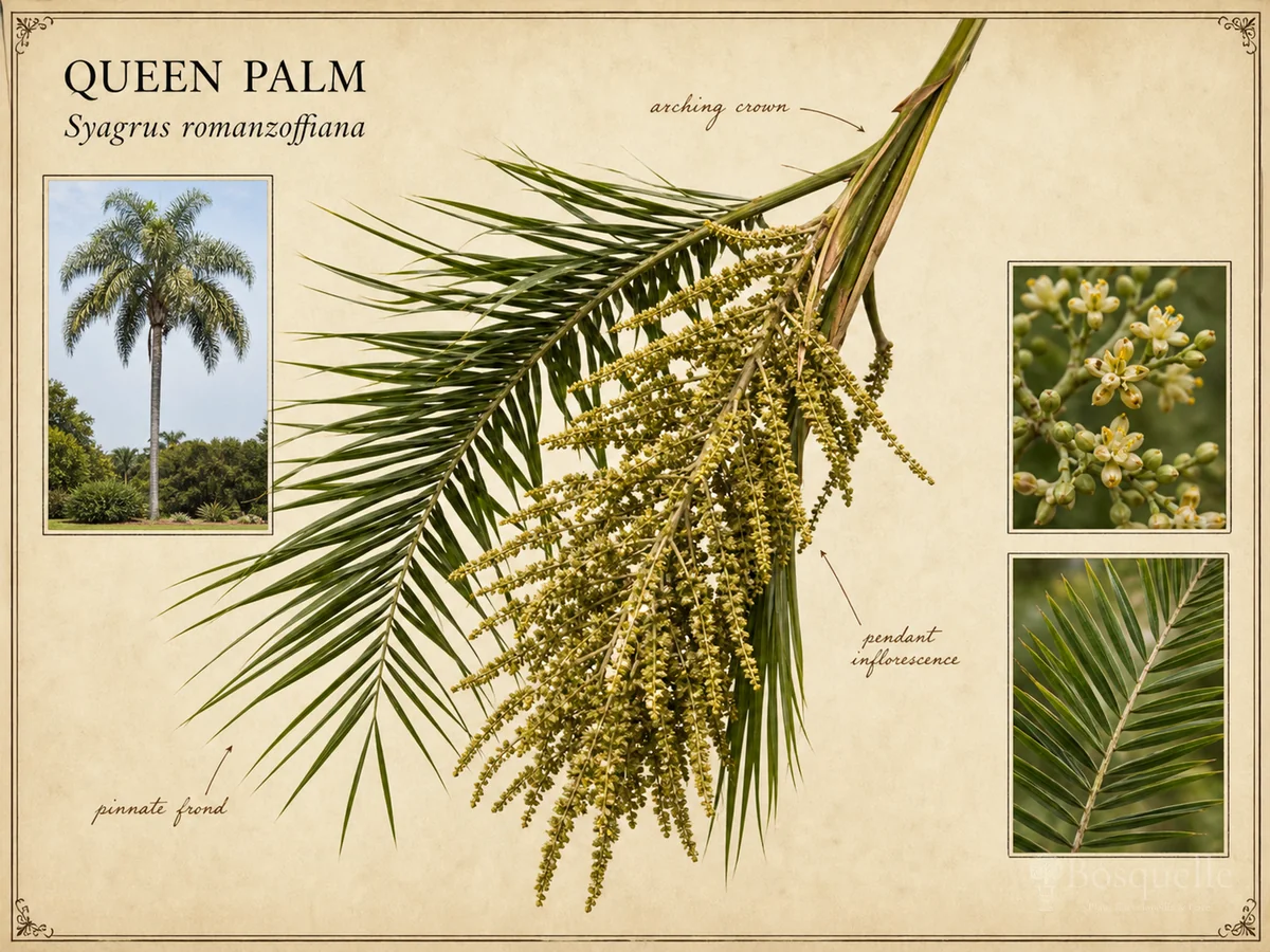 Queen Palm — Give it full sun, moist soil that drains, and a p…