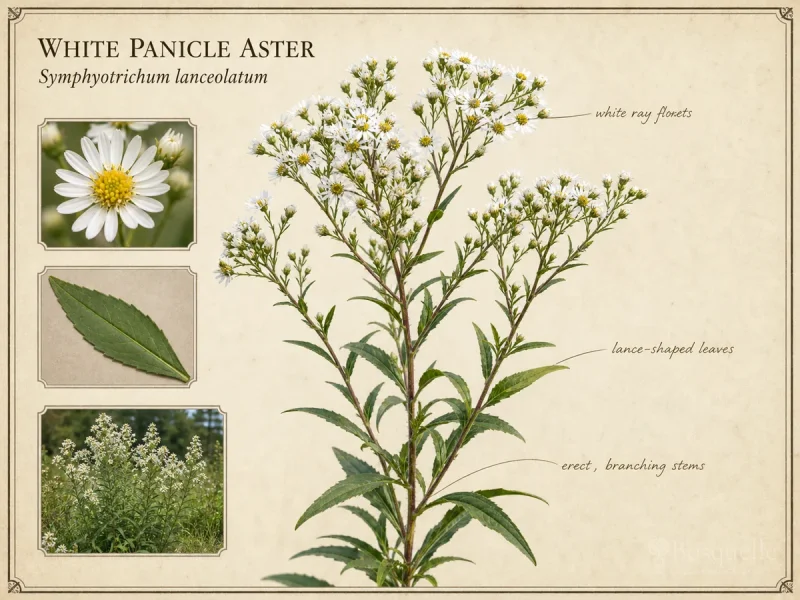 White Panicle Aster (Symphyotrichum lanceolatum)