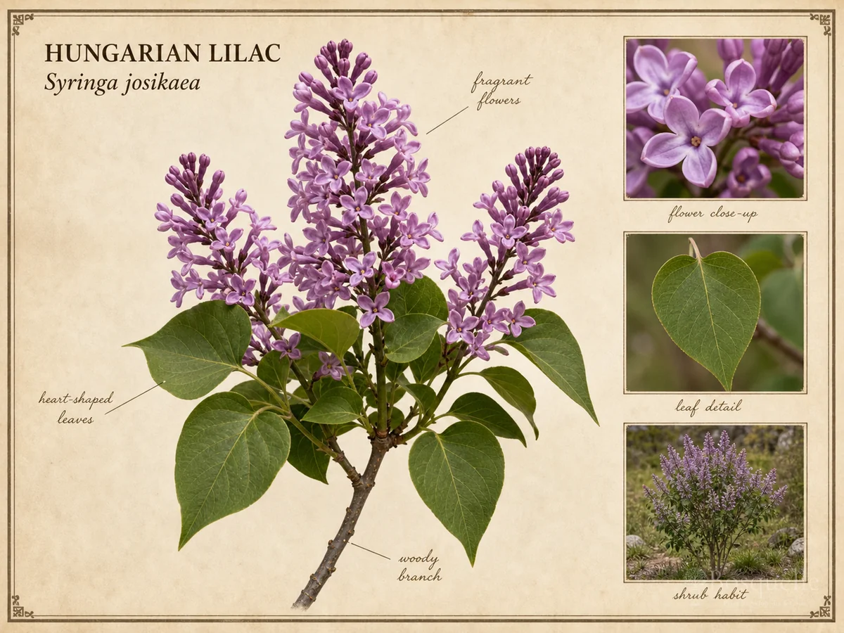 Hungarian Lilac (Syringa josikaea)