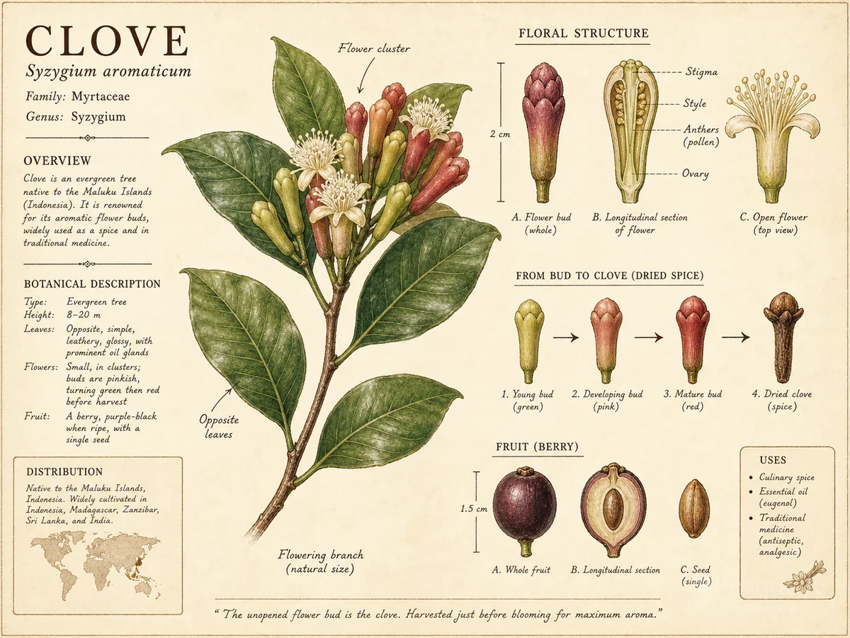Clove (Syzygium aromaticum)