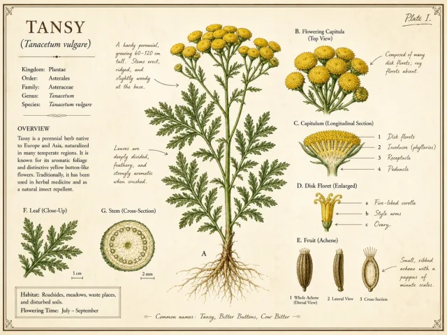 Tansy (Tanacetum vulgare)