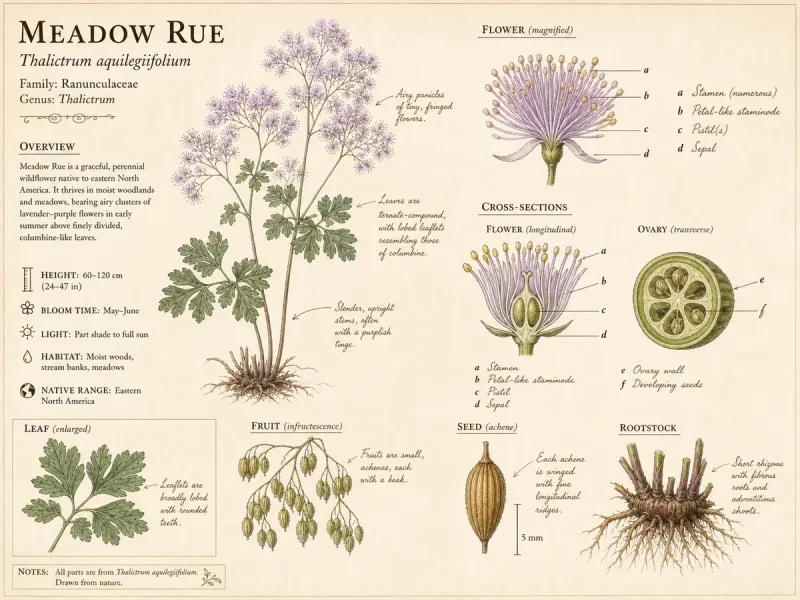 Meadow Rue (Thalictrum aquilegiifolium)