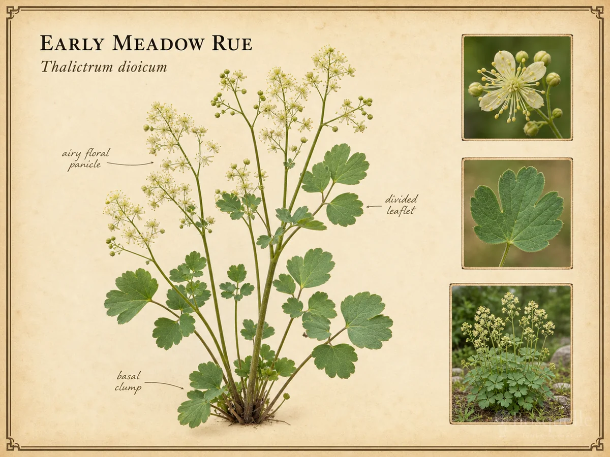 Early Meadow Rue (Thalictrum dioicum)
