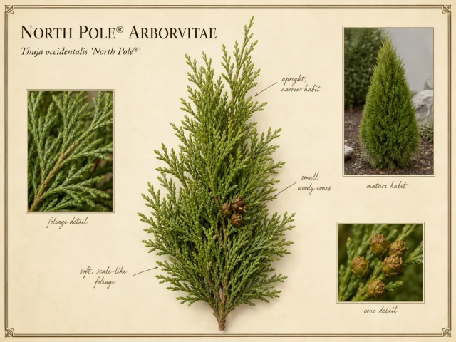 North Pole® Arborvitae (Thuja occidentalis North Pole®)