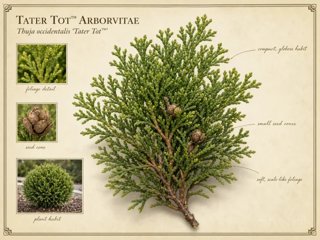 Tater Tot™ Arborvitae (Thuja occidentalis Tater Tot™)