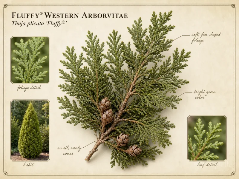 Fluffy® Western Arborvitae (Thuja plicata Fluffy®)
