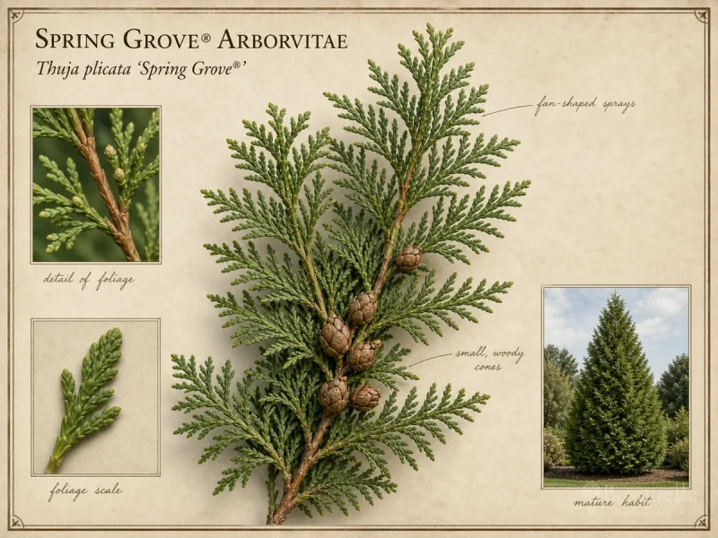 Spring Grove® Arborvitae (Thuja plicata Spring Grove®)
