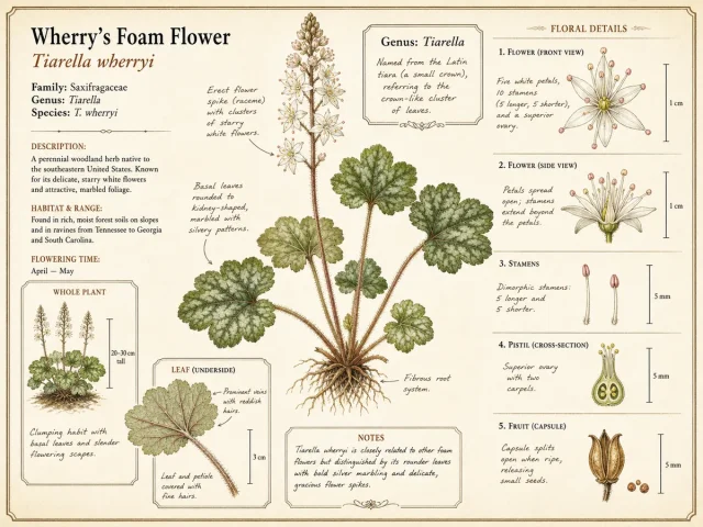 Wherry's Foam Flower