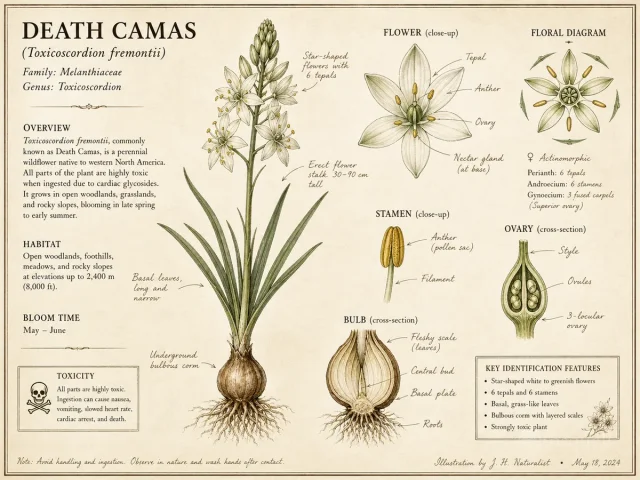 Death Camas (Toxicoscordion fremontii)