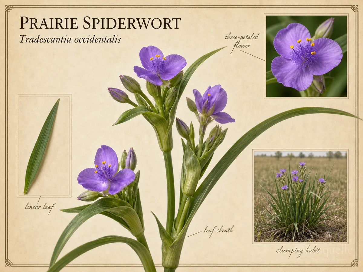 Prairie Spiderwort (Tradescantia occidentalis)