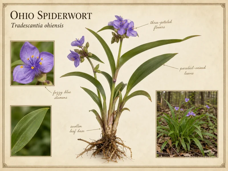 Ohio Spiderwort (Tradescantia ohiensis)