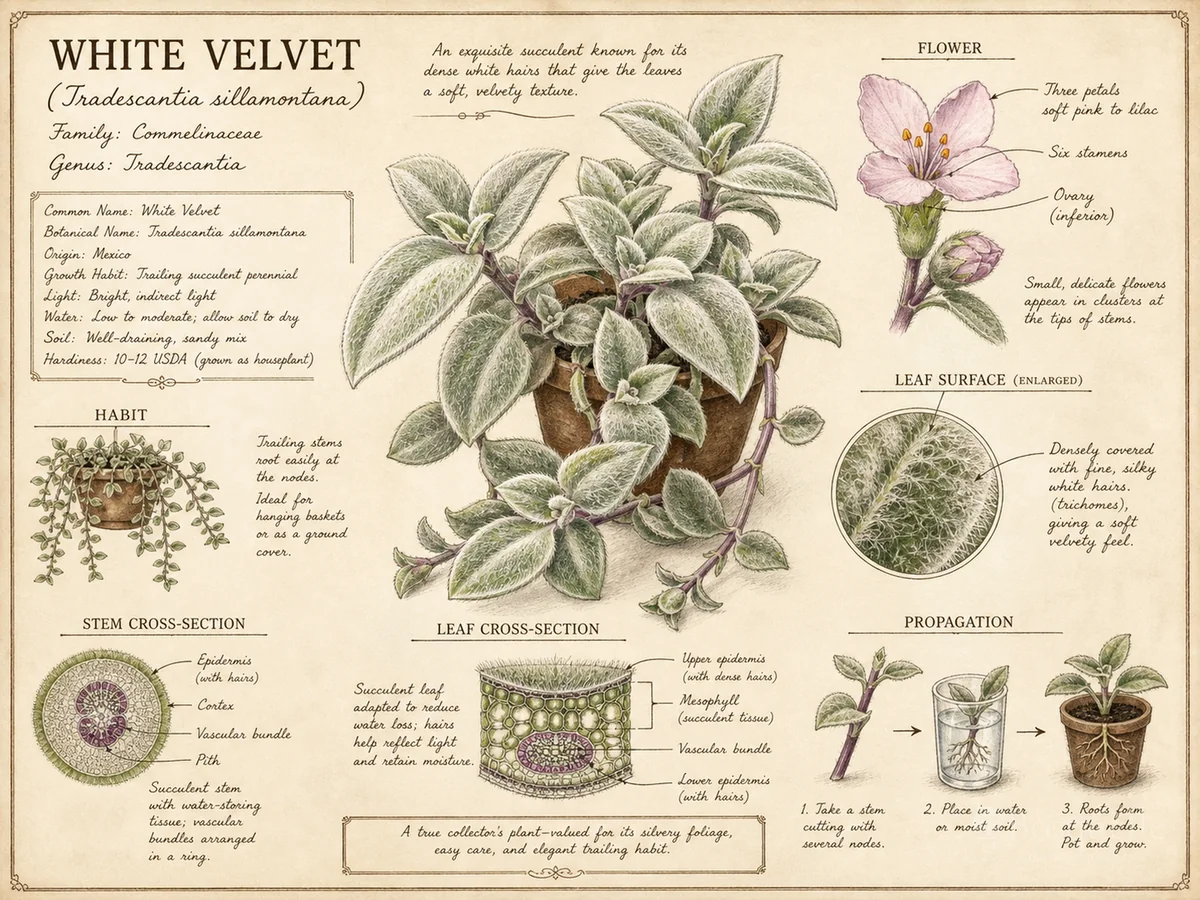 White Velvet (Tradescantia sillamontana)