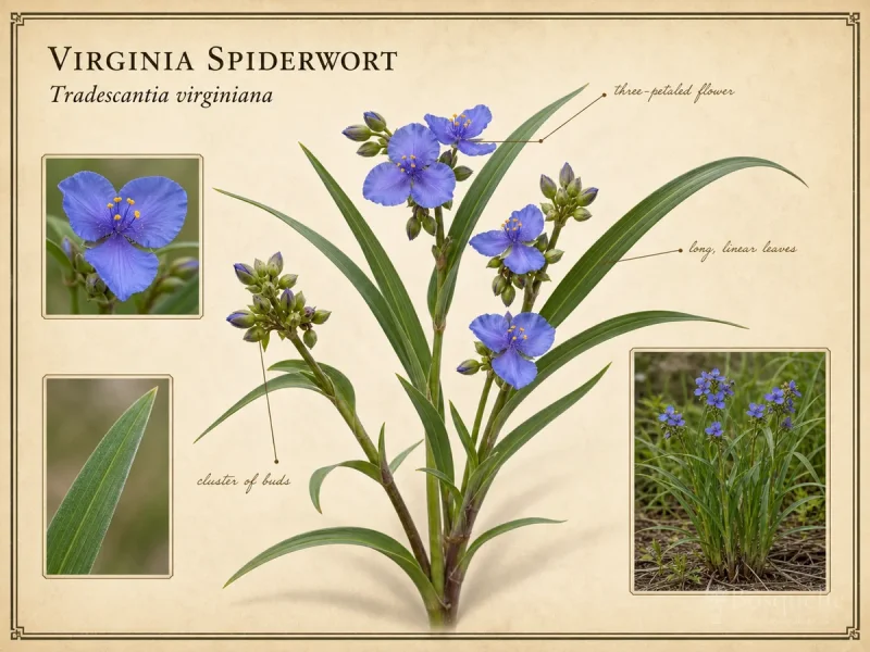 Virginia Spiderwort (Tradescantia virginiana)