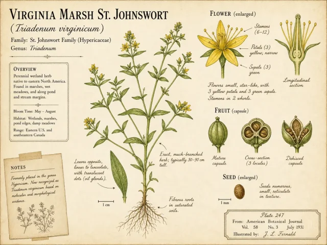 Virginia Marsh St. Johnswort