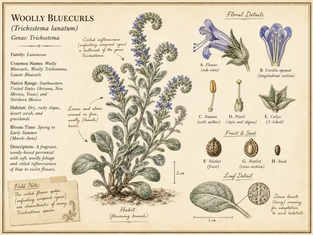 Woolly Bluecurls