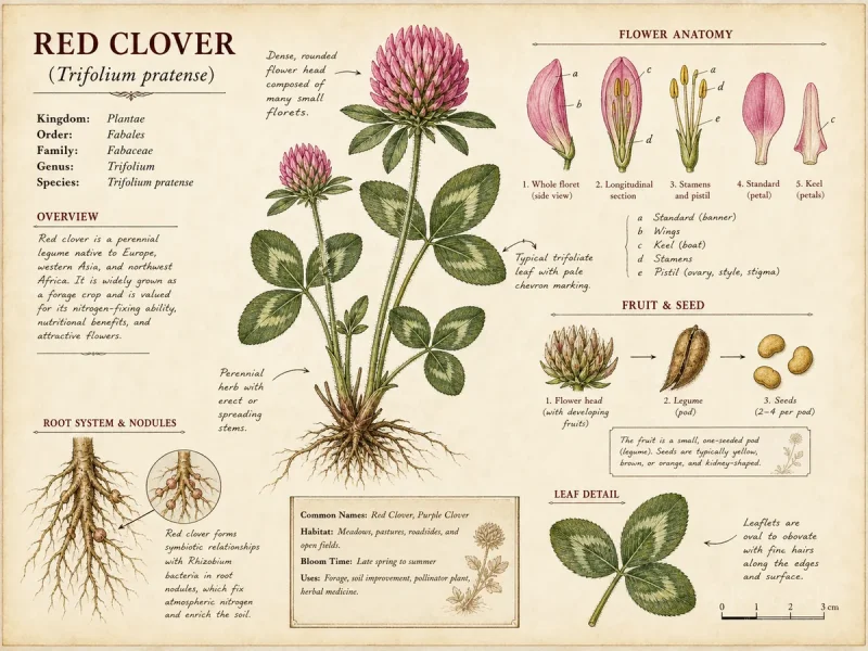 Red Clover (Trifolium pratense)