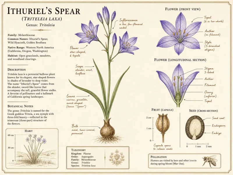 Ithuriel’s Spear (Triteleia laxa)