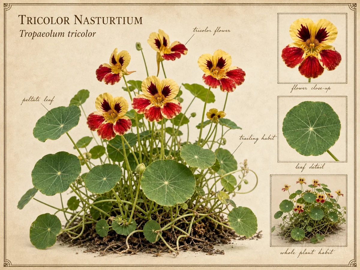 Tricolor Nasturtium