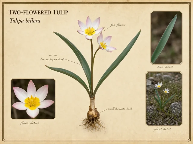 Two-Flowered Tulip (Tulipa biflora)
