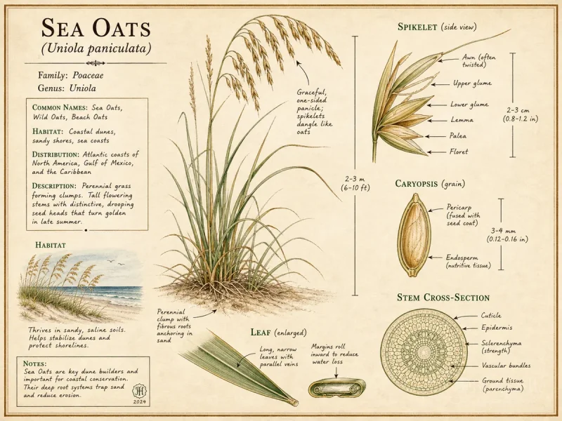 Sea Oats (Uniola paniculata)