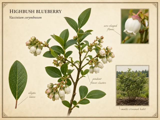Highbush Blueberry (Vaccinium corymbosum)