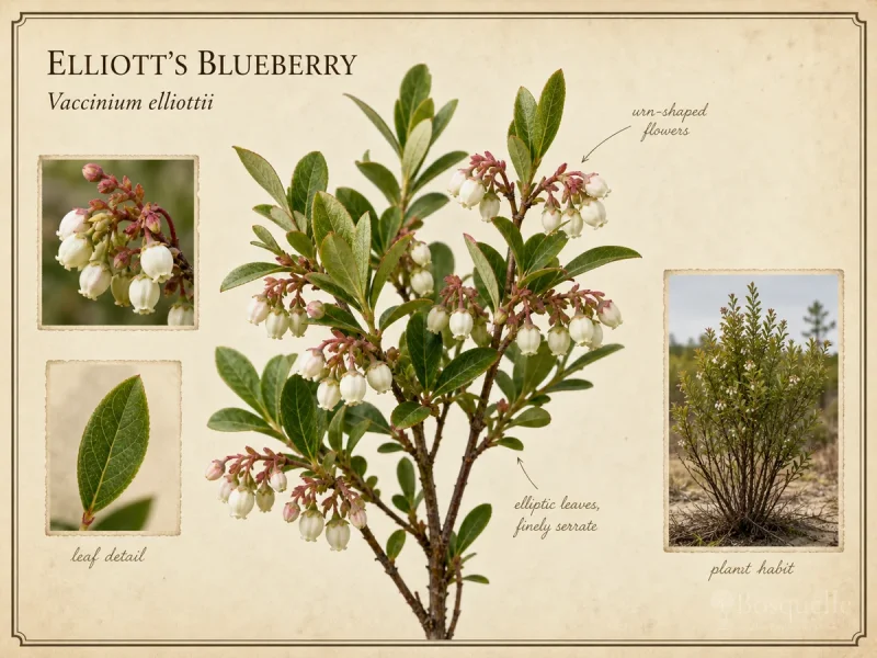 Elliott’s Blueberry (Vaccinium elliottii)