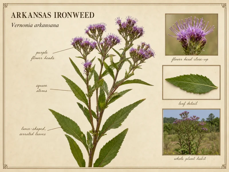 Arkansas Ironweed (Vernonia arkansana)