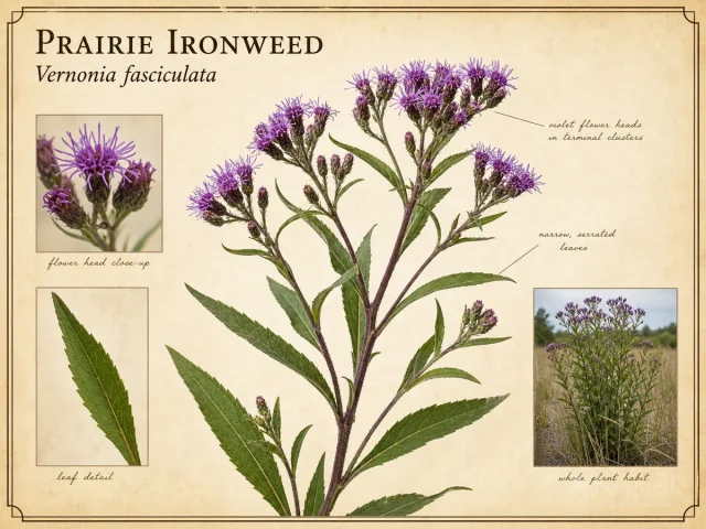 Prairie Ironweed (Vernonia fasciculata)