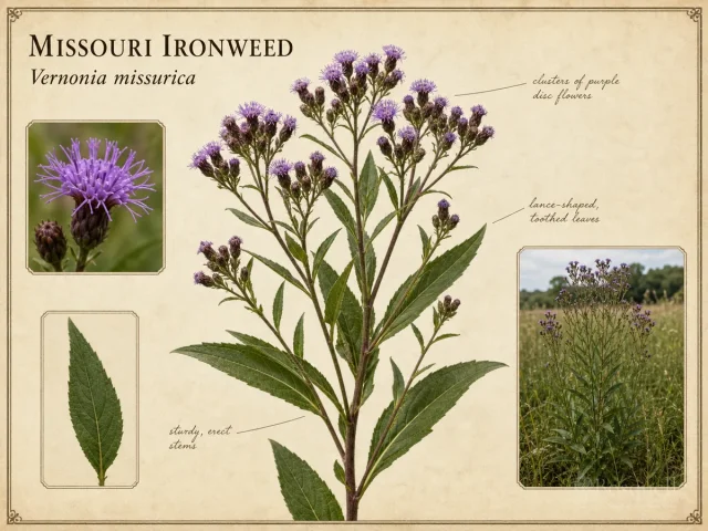 Missouri Ironweed (Vernonia missurica)