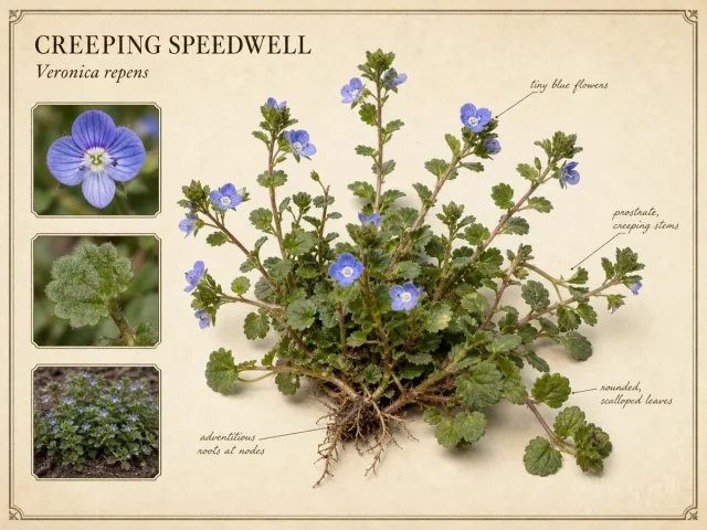 Creeping Speedwell (Veronica repens)