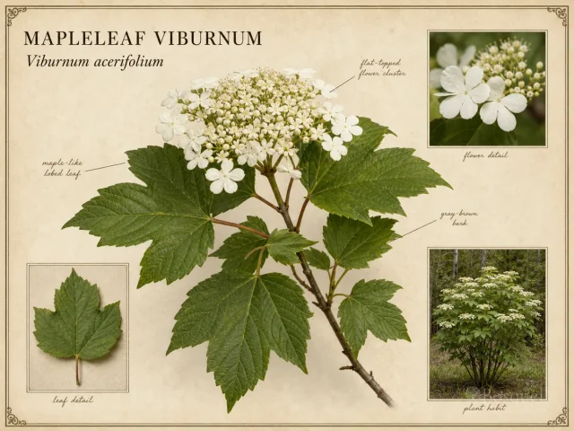 Mapleleaf Viburnum (Viburnum acerifolium)