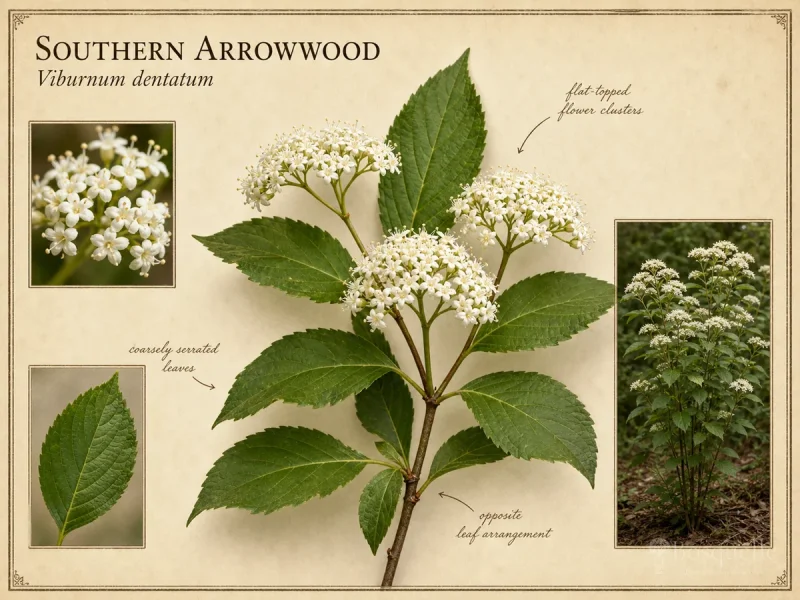 Southern Arrowwood (Viburnum dentatum)
