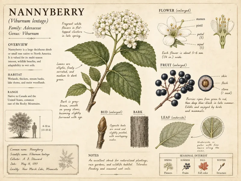 Nannyberry (Viburnum lentago)