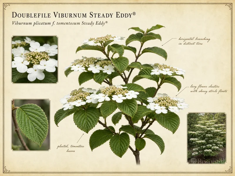 Doublefile Viburnum Steady Eddy® (Viburnum plicatum f. tomentosum Steady Eddy®)