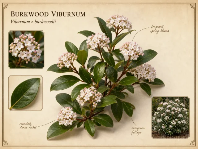 Burkwood Viburnum (Viburnum × burkwoodii)