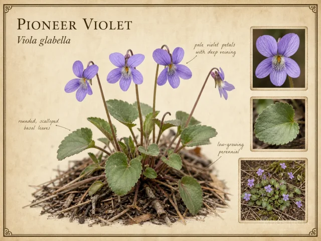 Pioneer Violet (Viola glabella)