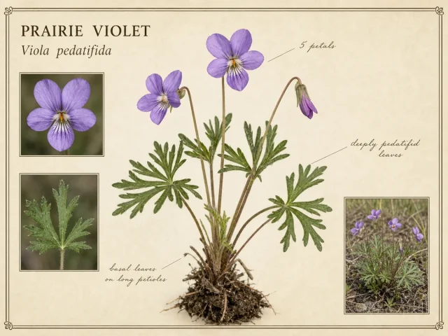 Prairie Violet (Viola pedatifida)