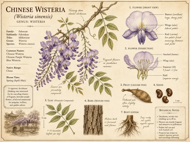 Chinese Wisteria (Wisteria sinensis)