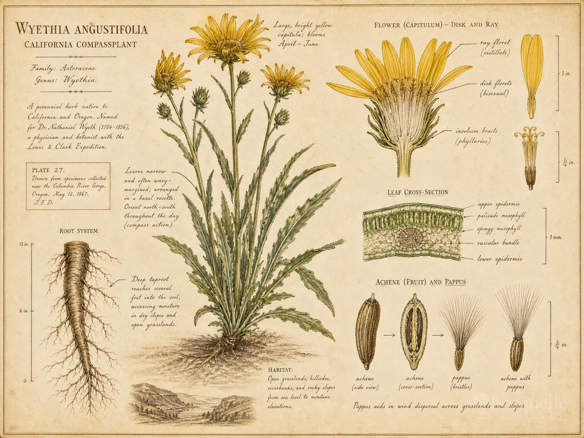 California Compassplant (Wyethia angustifolia)