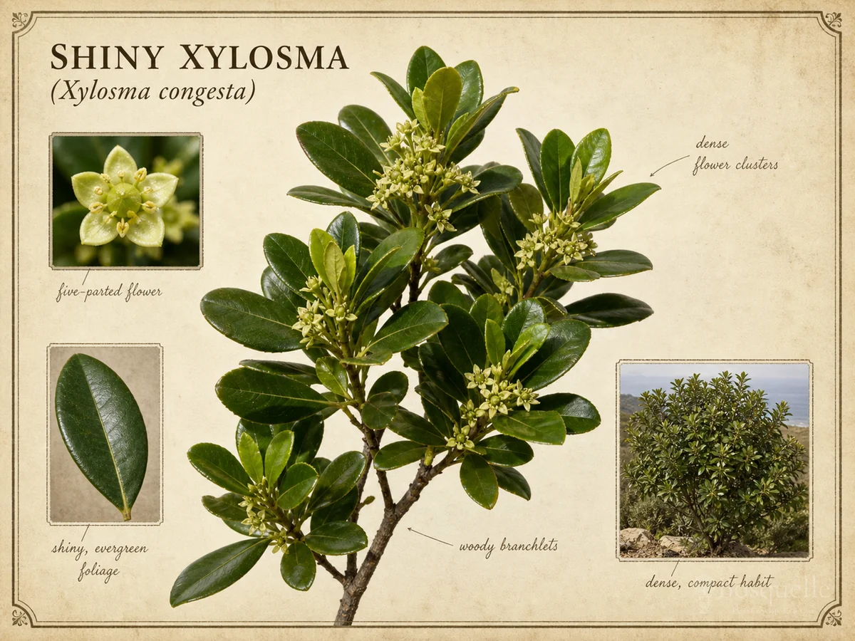 Shiny Xylosma (Xylosma congesta)
