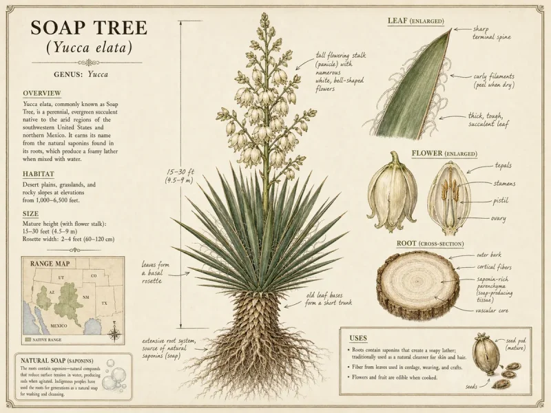 Soap Tree (Yucca elata)