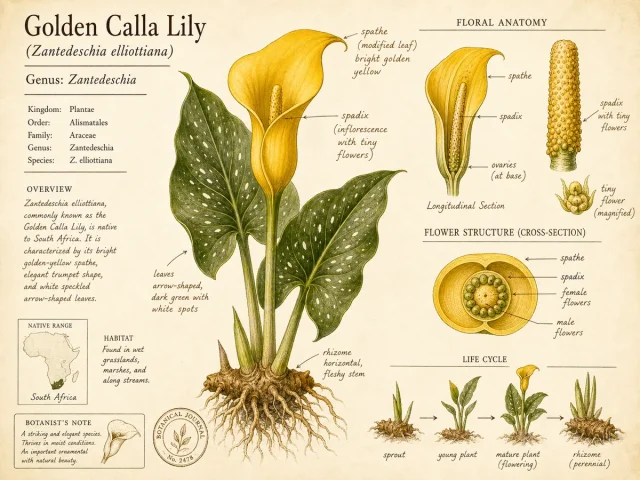 Golden Calla Lily