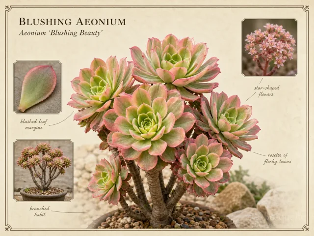 Blushing Aeonium