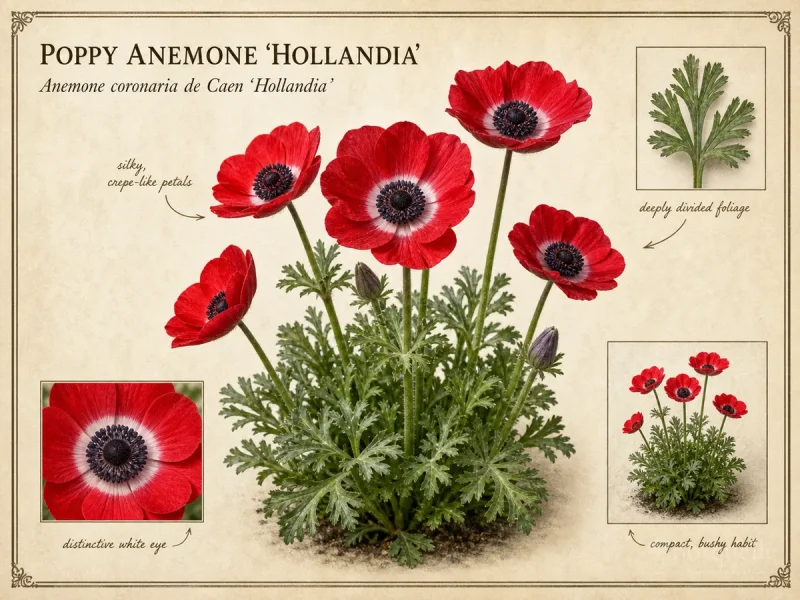 Poppy Anemone 'Hollandia'