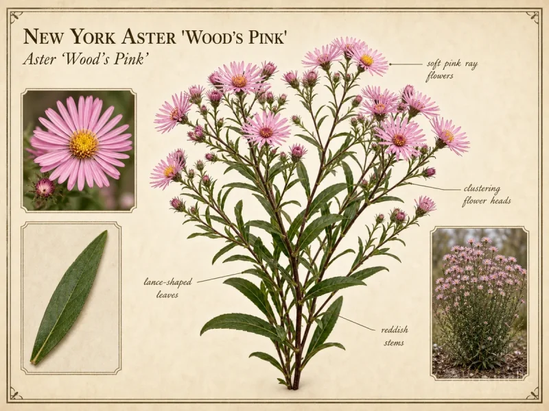 New York Aster ‘Wood’s Pink’ (Aster ‘Wood’s Pink’)