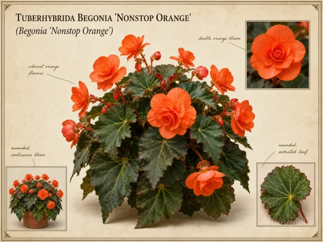 Tuberhybrida Begonia 'Nonstop Orange'