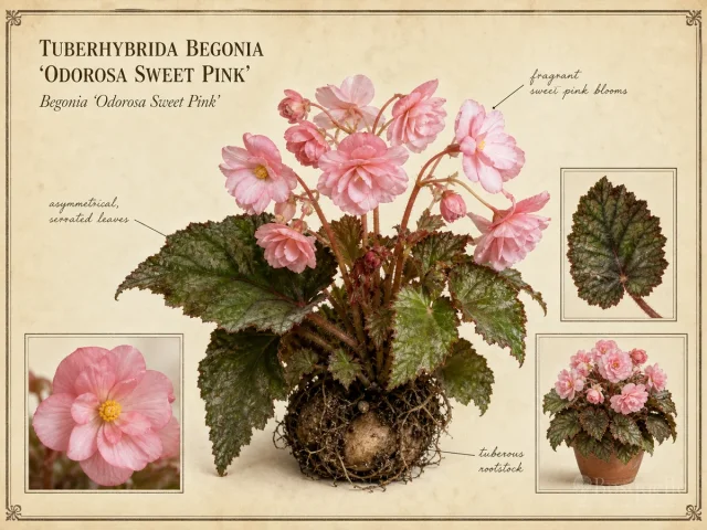 Tuberhybrida Begonia 'Odorosa Sweet Pink'