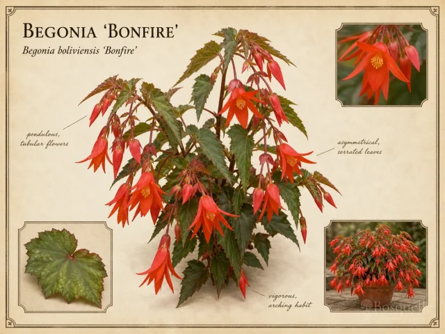 Begonia ‘Bonfire’ (Begonia boliviensis ‘Bonfire’)